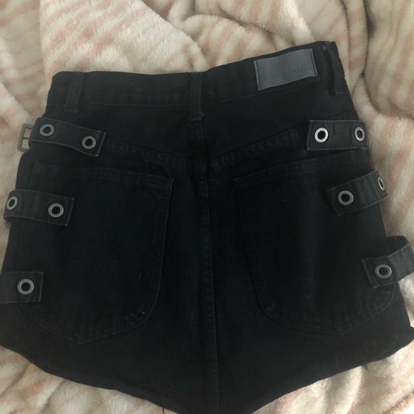 LF CARMAR black Beatrice skirt with buckles - Picture 5 of 7